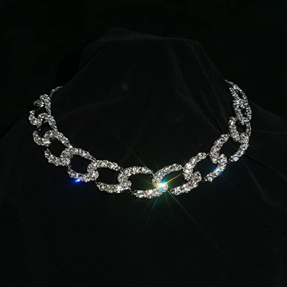 18k Platinum White Gold Plated Iced Out chain - Picture 4 of 4